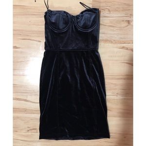 Velvet mini dress